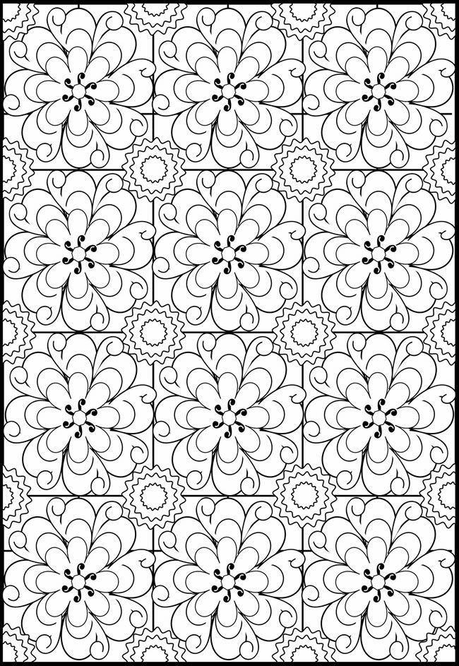 Stained Glass Coloring Book Free Download35